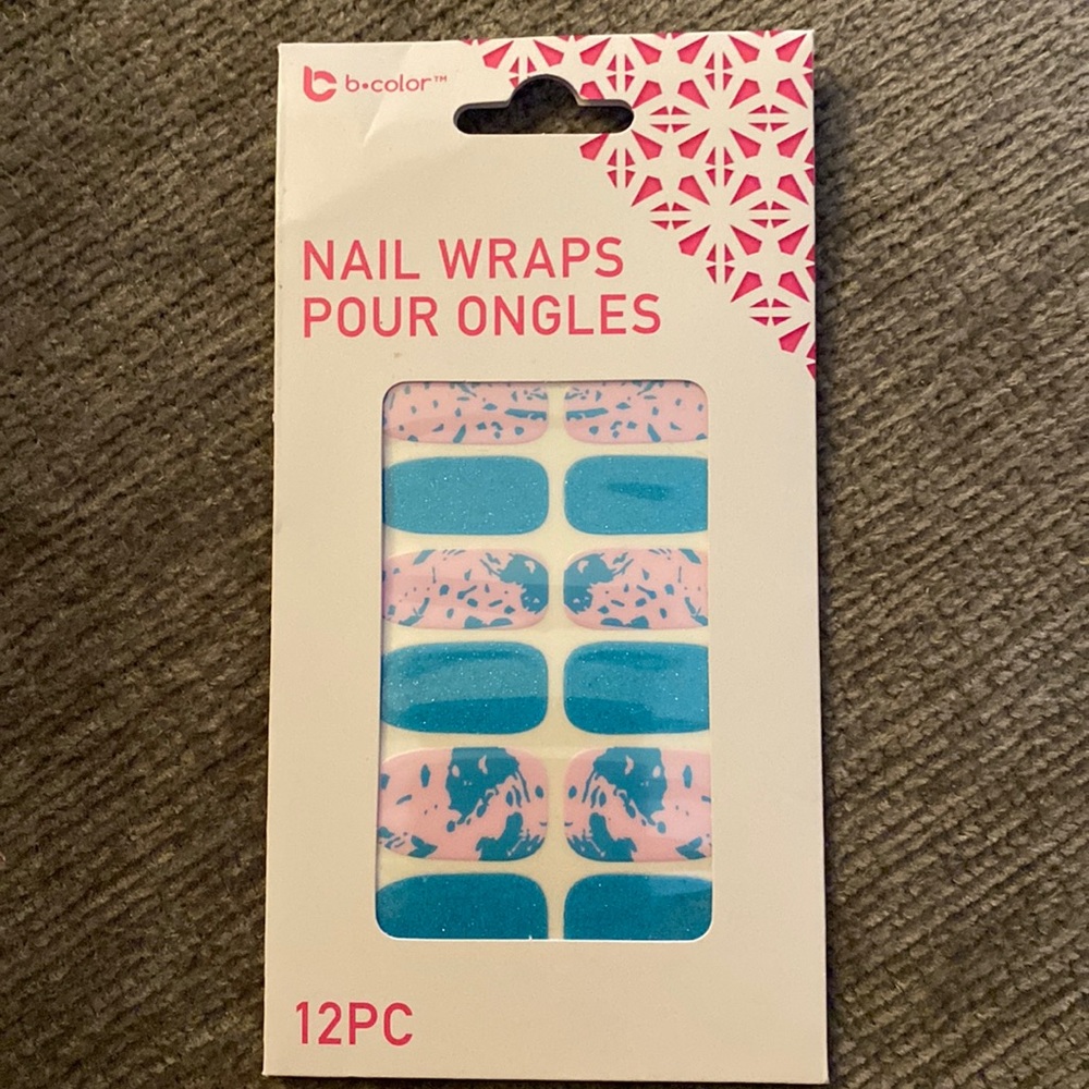 b+color 12pc NAIL WRAPS